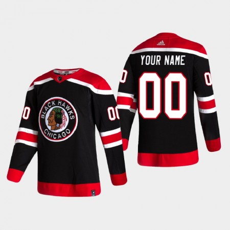 Mænd NHL Chicago Blackhawks Trøje Tilpasset 2020-21 Reverse Retro Authentic